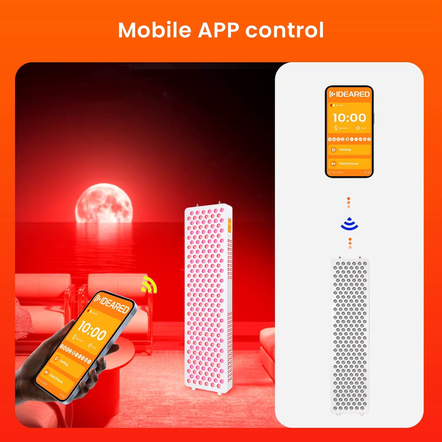 Red Light therapy panel for face & Body, Skincare & Pain-relief