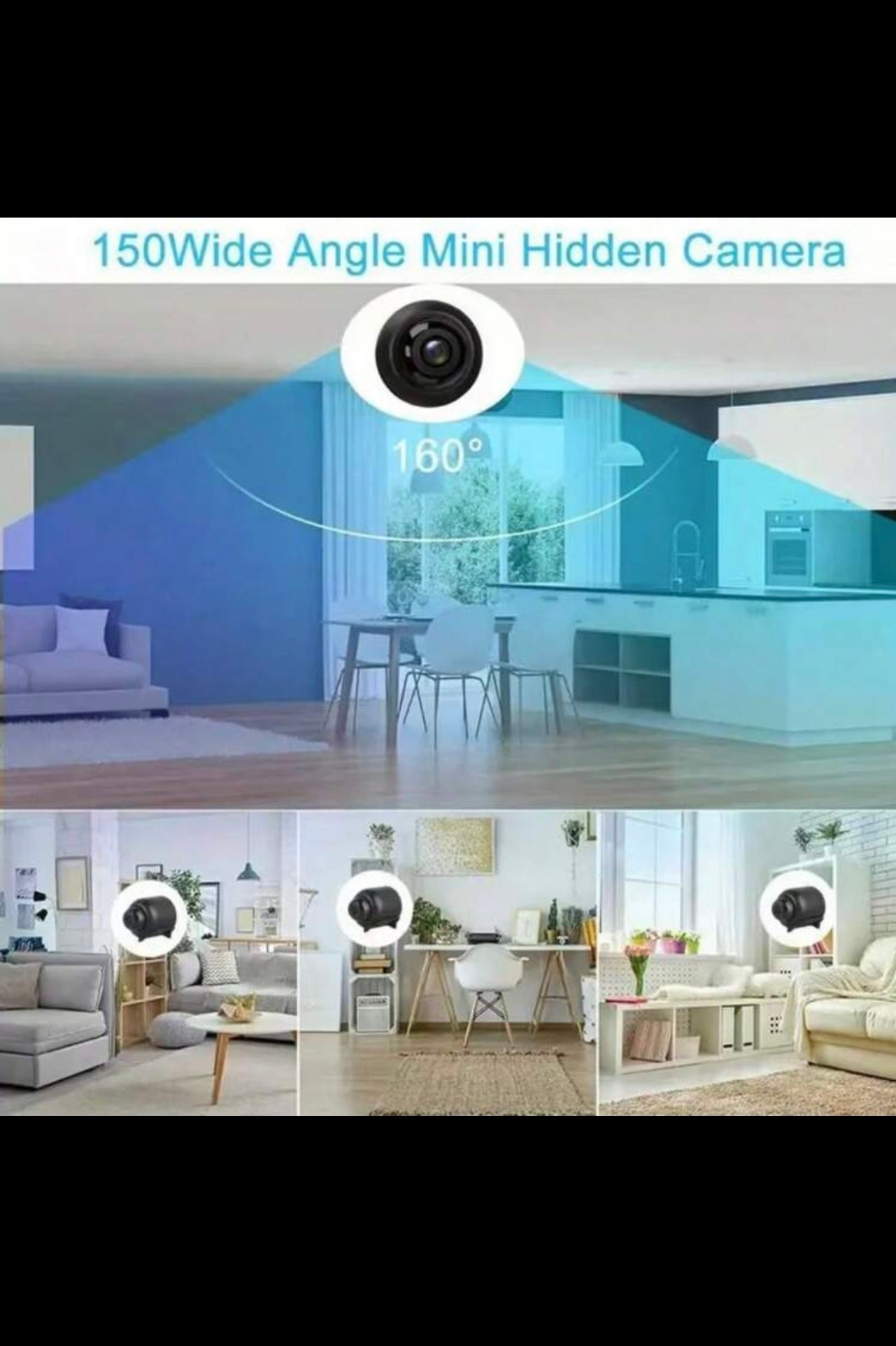 1/2pcs Mini Smart HD Camera,