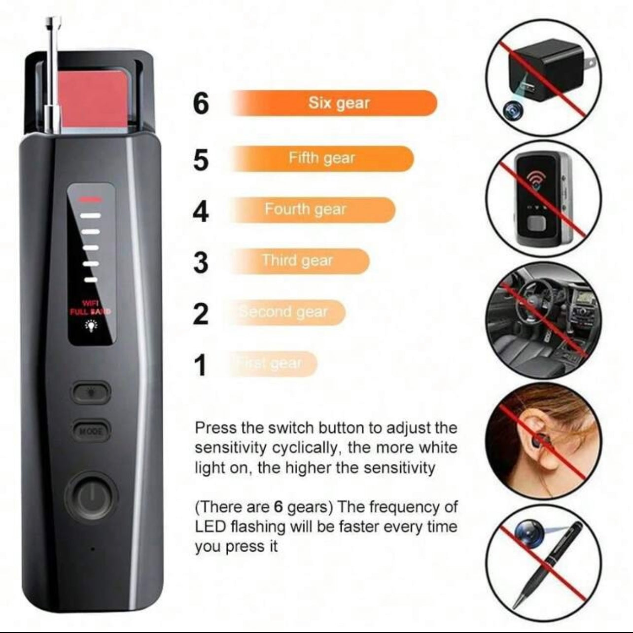 Hidden Camera Detector Anti-Spy