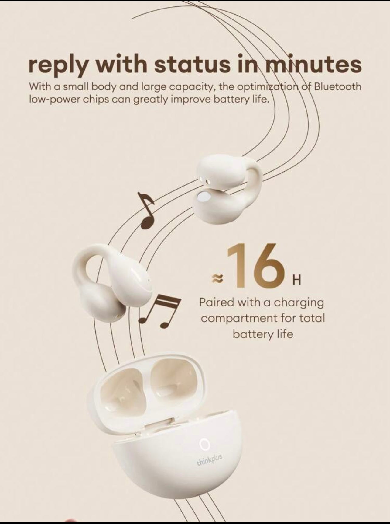 Lenovo LP25 Bluetooth Earphones,