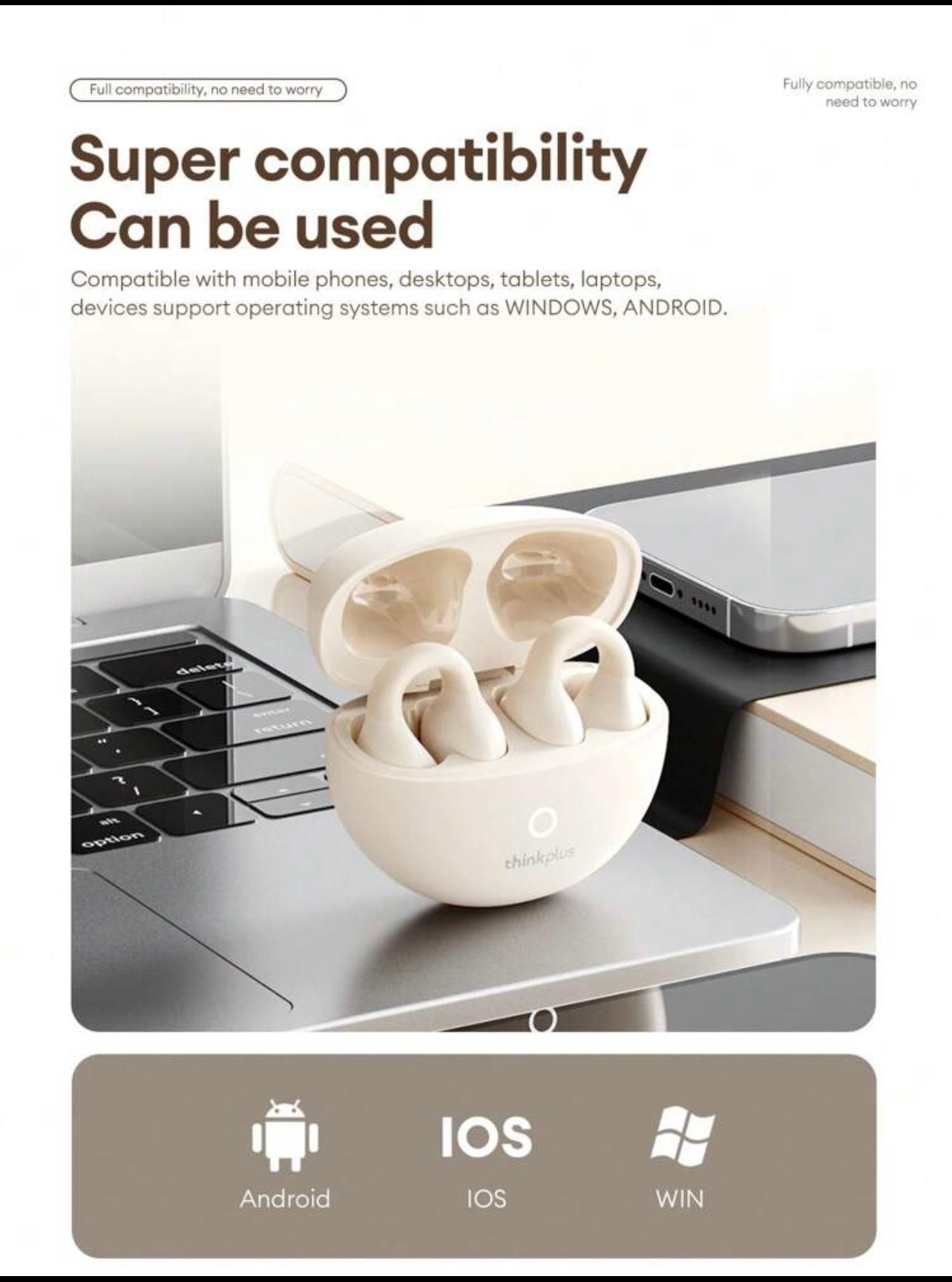 Lenovo LP25 Bluetooth Earphones,