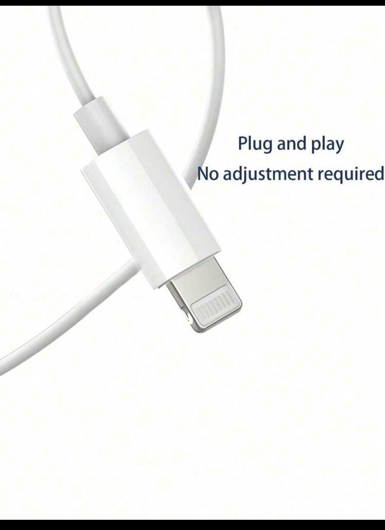 Soft Silicone In-Ear Wired Headphones With Lightning Connector, Suitable For IPhone 7 And Above