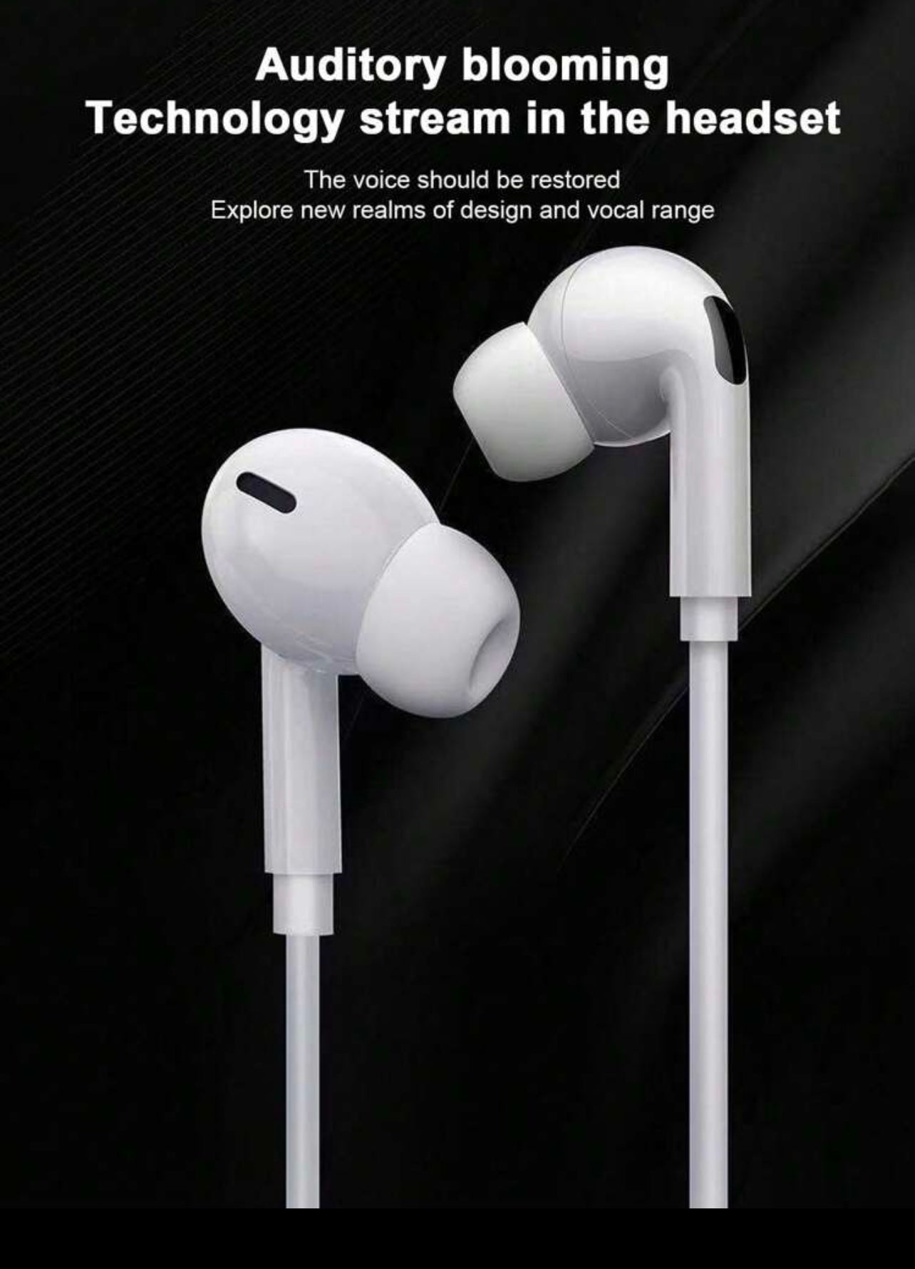 Soft Silicone In-Ear Wired Headphones With Lightning Connector, Suitable For IPhone 7 And Above