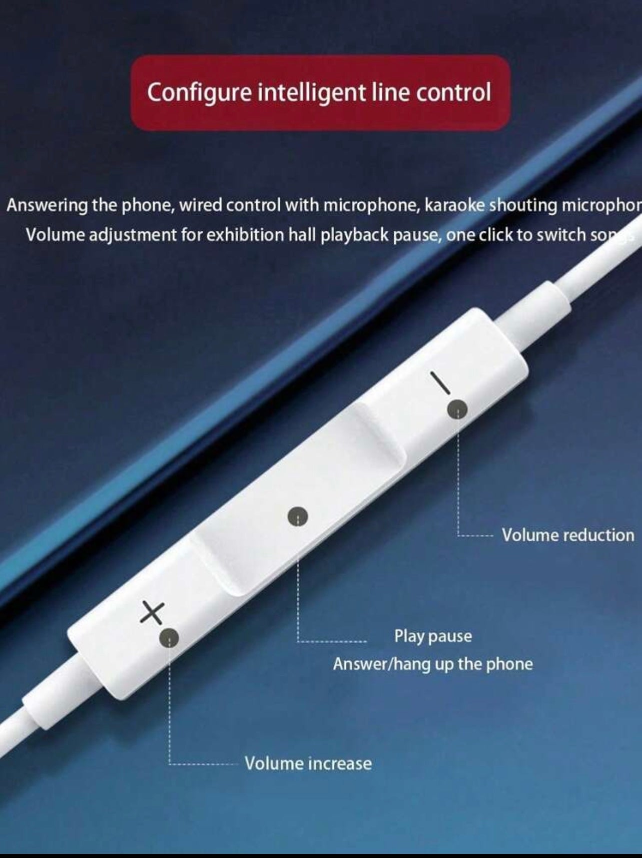 Soft Silicone In-Ear Wired Headphones With Lightning Connector, Suitable For IPhone 7 And Above
