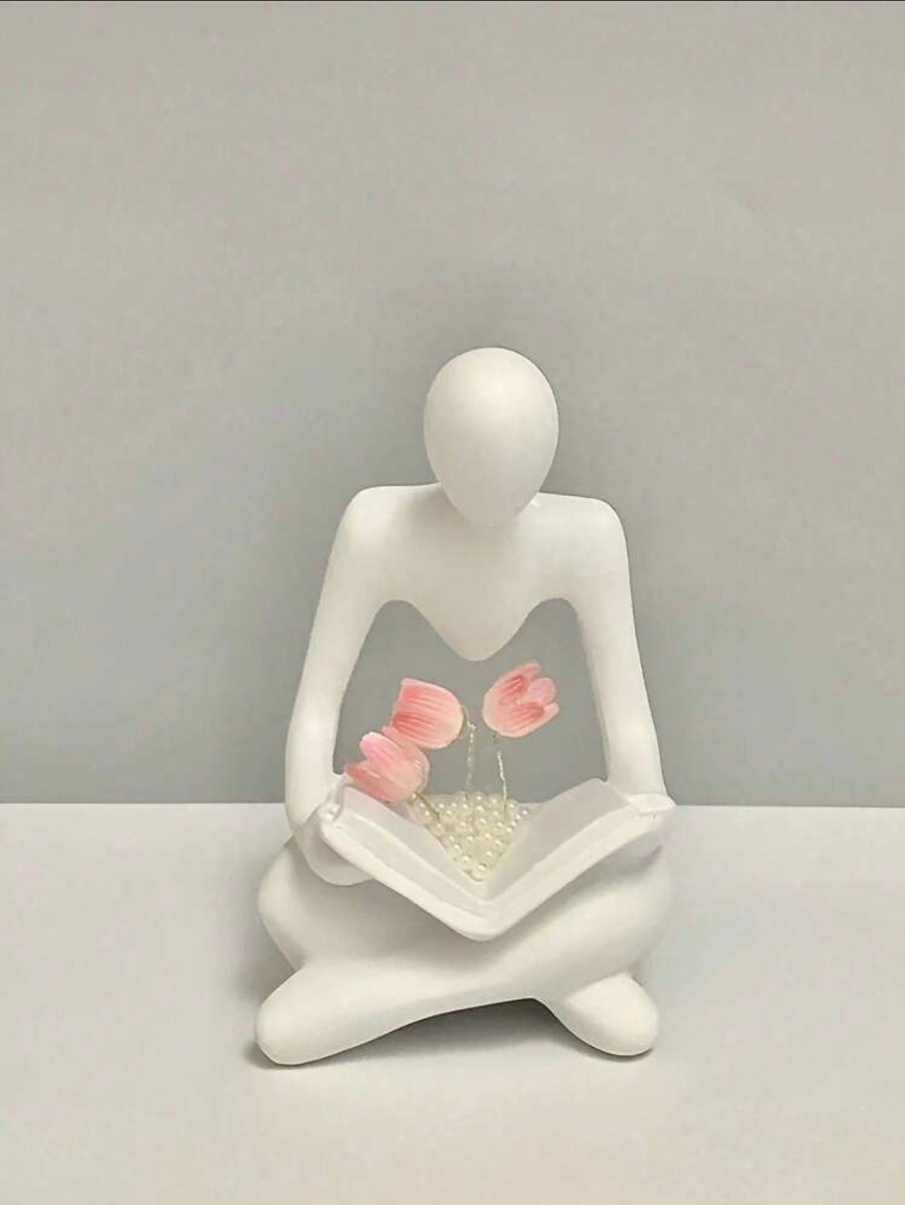 1pc Resin Statue Tulip Night Light Decoration