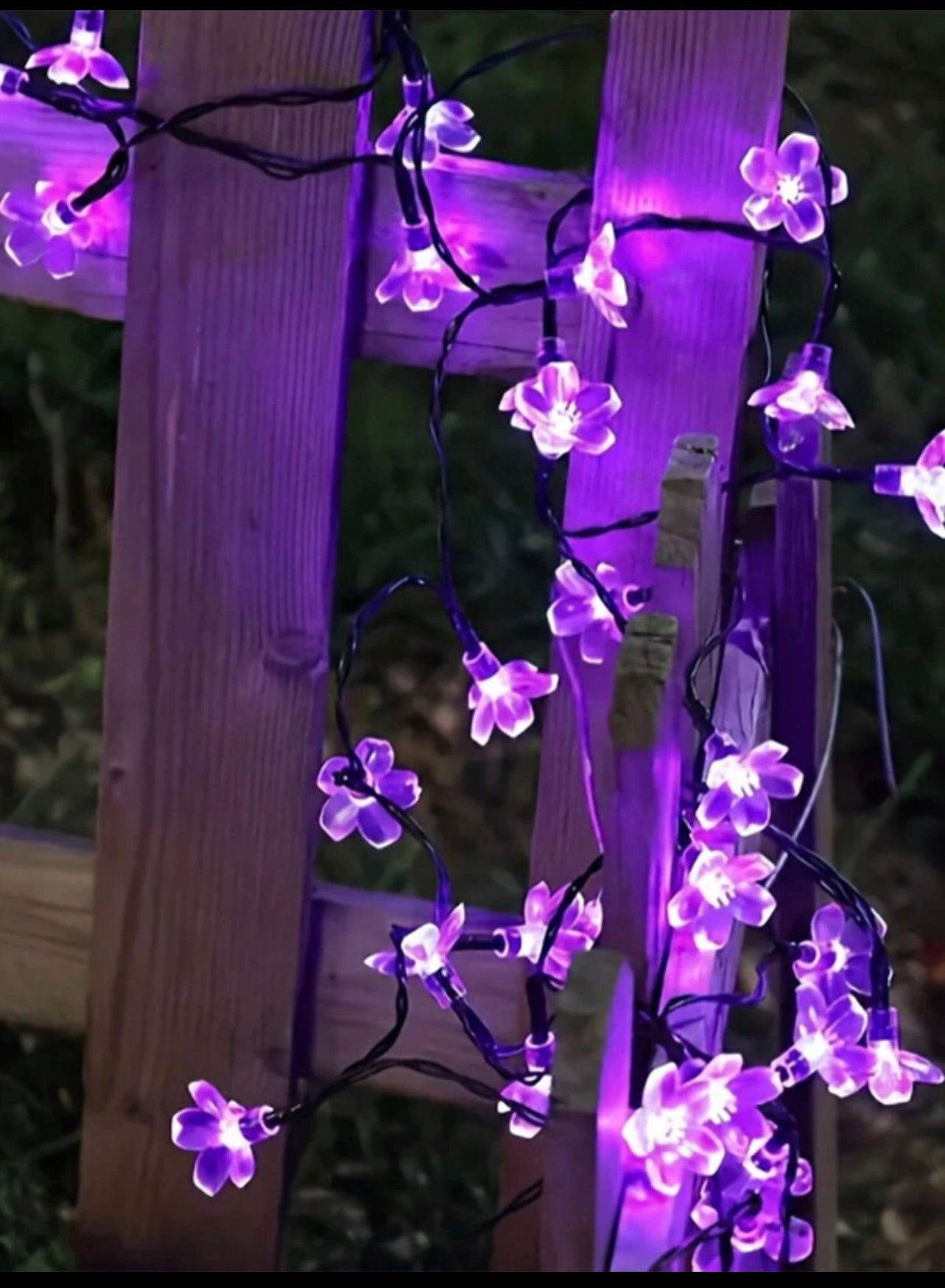 1pc Solar Flower String Light, Fairy Led Light,