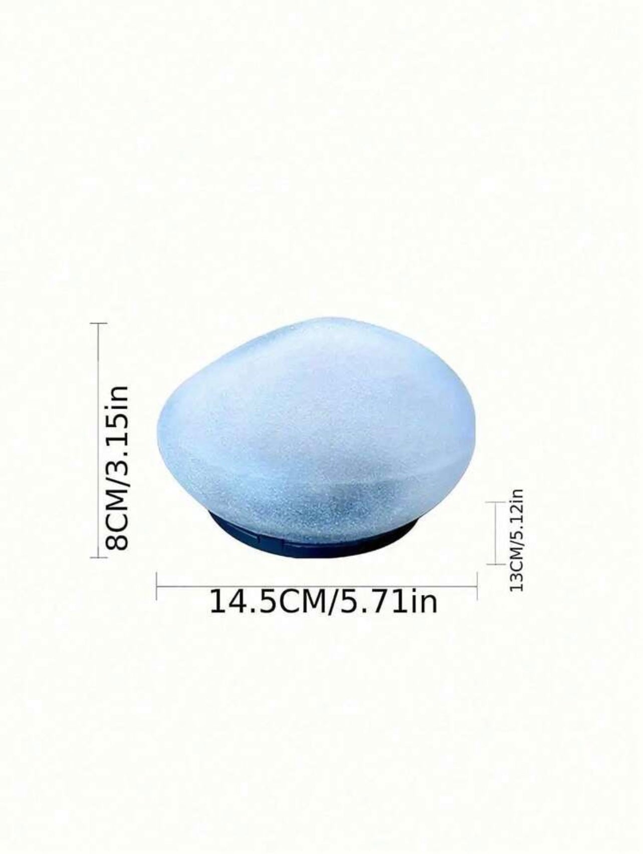 1/2pcs Solar Powered Pebble Lights - Energy Saving LED Spotlights