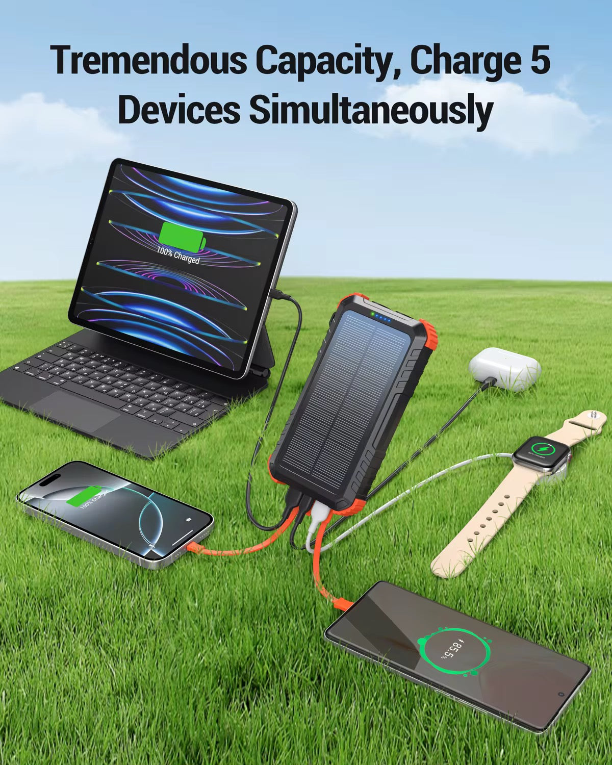 G. Portable Solar Charger & Emergency Power